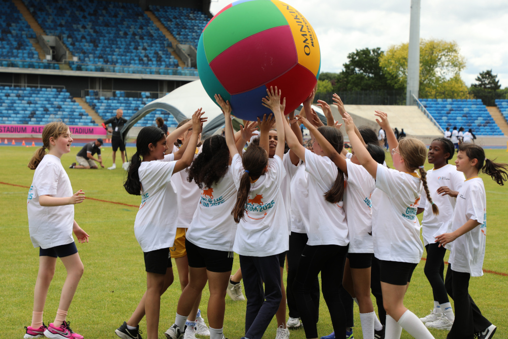 Girls of Brum - Girls playing Kinball